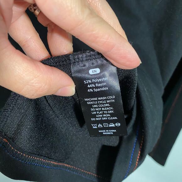 MLB New York Mets Black Member Only Quarter Zip Pullover Top Size L - Picture 5 of 10